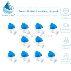 Combo 10 chiếc khóa thẳng dây phi 6