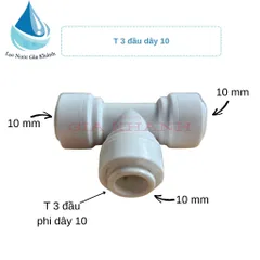 Combo 10 chiếc cút T 3 đầu dây 10