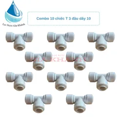 Combo 10 chiếc cút T 3 đầu dây 10