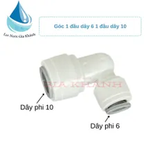 Combo 10 chiếc cút góc 1 đầu dây 6, 1 đầu dây 10