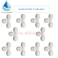 Combo 10 chiếc cút T 3 đầu dây 6