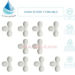 Combo 10 chiếc cút T 3 đầu dây 6