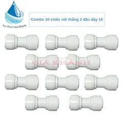 Combo 10 chiếc cút nối thẳng 2 đầu dây 10
