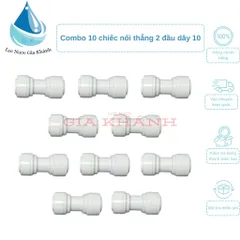 Combo 10 chiếc cút nối thẳng 2 đầu dây 10