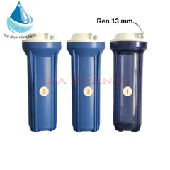 Bộ cốc 1 gioăng 1,2,3 máy lọc nước 10 inch