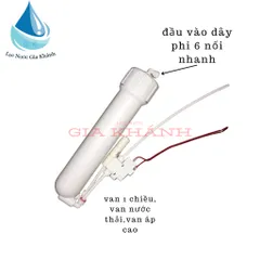 combo vỏ lõi lọc số 4 kèm linh kiện (không kèm lõi).