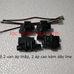 combo 4 van áp thấp, áp cao máy lọc nước