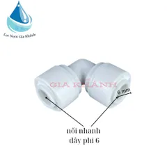 10 chiếc cút góc nối nhanh dây 6mm