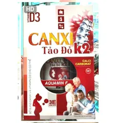 Vitamin D3 canxi tảo đỏ K2 BỔ SUNG CANXI, chống còi xương, loãng xương cho xương và răng chắc khỏe 