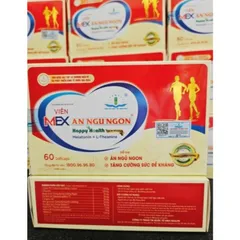 Viên MEX Ăn Ngủ Ngon HAPPY HEALTH NEW BRAND bồi bổ sức khỏe, nâng cao sức khỏe Hỗ trợ suy nhược cơ thể 