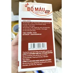 Fe bổ máu Acid Folic III bổ sung sắt và acid folic, giảm thiếu máu do thiếu sắt