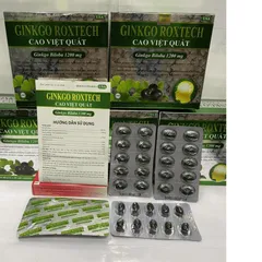 Ginkgo Roxtech Cao việt quất cải thiện chứng mất ngủ hoạt huyết dưỡng não, đau đầu chóng mặt, ngủ k ngon giấc 