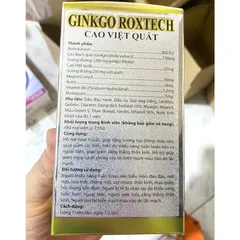 Ginkgo Roxtech Cao việt quất cải thiện chứng mất ngủ hoạt huyết dưỡng não, đau đầu chóng mặt, ngủ k ngon giấc 