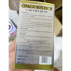 Ginkgo Roxtech Cao việt quất cải thiện chứng mất ngủ hoạt huyết dưỡng não, đau đầu chóng mặt, ngủ k ngon giấc 