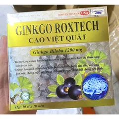 Ginkgo Roxtech Cao việt quất cải thiện chứng mất ngủ hoạt huyết dưỡng não, đau đầu chóng mặt, ngủ k ngon giấc 