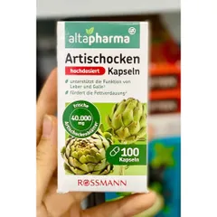 Viên uống bổ gan thải độc mát gan Artischocken Altapharma của Đức - 100V