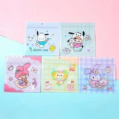 Túi Zip 15x23 Hoạt Hình cute đựng bánh kẹo, đồ cá nhân họa tiết dễ thương