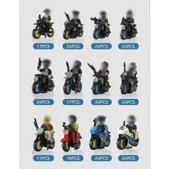 [RẺ NHẤT THỊ TRƯỜNG] Set 8Xe +8Ninja Mô Hình Lắp Ghép Ninja Siêu Đẹp Cho Bé Bigcitybuy