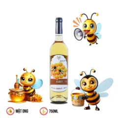 WEET HONY WINE - Vang Mật Ong Chai Thuỷ Tinh 750mil