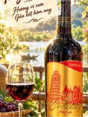 Rượu Vang Đà Lạt Calibre Gold 750mill Ladofoods