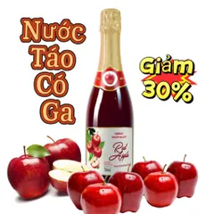 Nước Ngọt Có Ga Ladofoods Grape Valley - Nước Trái Cây Có Ga Táo - Chai 750mill