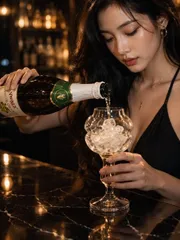 Nước Trái Cây có Ga Ladofoods - Nước Nho Có Ga Vivazz 750mil (Nho Xanh)