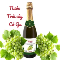 Nước Trái Cây Có Ga Vivazz (Nho Xanh) Chai 750mill