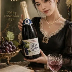 Nước Trái Cây Có Ga Grape Valley Ladofoods - Chai 750mil