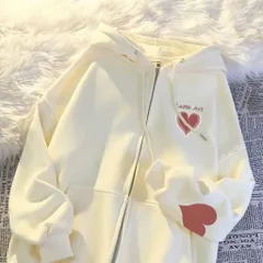 Áo Hoodie Zip Nữ , Áo Khoác Nỉ Có Mũ In Trái Tim Đỏ Chất Liệu Nỉ Cotton mềm mịn Siêu Xinh CỰC HOT 2024