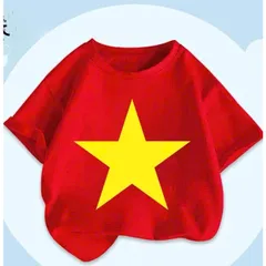 Áo Thun Cờ Đỏ Sao Vàng Full Size (10kg - 65kg) Vải Co Dãn 4 Chiều Thoáng Mát