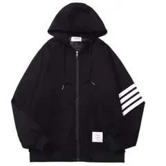 Áo Hoodie Zip, Áo Khoác Nam Nữ Unisex 4 sọc Basic Chất Nỉ cotton Form Rộng Mũ 2 Lớp