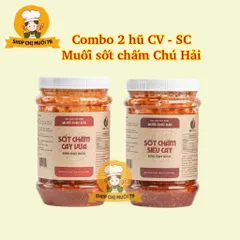Combo 2 hũ muối sốt chấm Chú Hải Siêu Cay - Cay Vừa