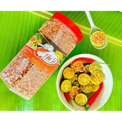 Muối Tôm Như Ý loại hạt vừa 400gr hũ mới có logo