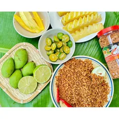 Muối Tôm Như Ý loại hạt vừa 400gr hũ mới có logo