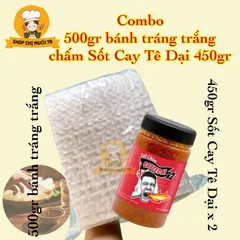Combo 2hũ muối sốt chấm Cay Vừa X1 - Siêu Cay X2 CayTeDai Lâm Vlog Muối Tây Ninh