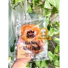 Bánh tráng Hồng Hạnh đỏ dẻo sợi trộn khô sấy vị bò dầu tỏi phi muối nhuyễn