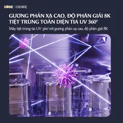 Máy sấy tiệt trùng Oidire ODI03A - trắng - Tiếng Việt