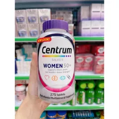 Vitamin tổng hợp Centrum Silver 50+  cho nữ của Mỹ chai 275 viên 863656