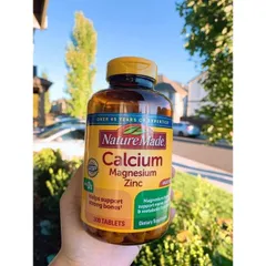 Viên uống Nature Made Calcium Magnesium Zinc With Vitamin D3 hộp 300 viên CAM KẾT CHÍNH HÃNG MỸ