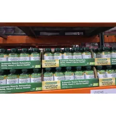 [HÀNG MỸ] Viên Uống Bổ Sung Magie Chống Chuột Rút Nature's Bounty 240mg (180 Viên)