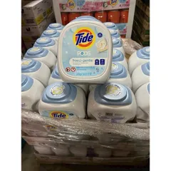 Chính hãng Mỹ Viên Nước Giặt cho da nhạy cảm Tide PODS Free & Gentle 152 viên