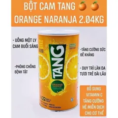 CHÍNH HÃNG MỸ BỘT PHA NƯỚC CAM TANG 2.04 kg