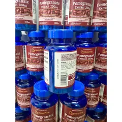 Viên uống chống nắng lựu đỏ Puritan's Pride Pomegranate Extract 250mg 120 viên