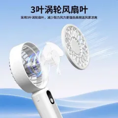 Quạt M3 cầm tay siêu mạnh như bão , động cơ phản lực sử dụng pin 21700 tháo rời tiện lợi , 7 cấp độ gió siêu mát
