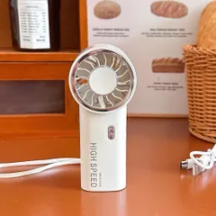 Quạt JM008 mini siêu mạnh khủng khiếp , 6 cấp độ gió , động cơ không chổi than  pin 1800mah , nhỏ gọn bỏ túi siêu bền 863867