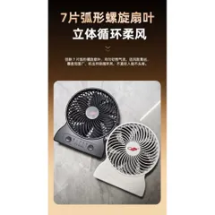 Quạt Gongtian GT636 , Quạt siêu mạnh , pin 21700 tháo rời tiện lợi, để bàn làm việc, bàn trang điểm , văn phòng , êm ái 863871