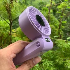 Quạt cầm tay Gsf003 , 100 cấp độ gió, siêu mát , pin 4000mah khoẻ , đeo cổ và gập để bàn tiện lợi . thiết kế cao cấp