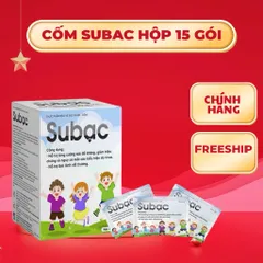 Cốm SUBẠC subac tăng cường sức đề kháng cho trẻ