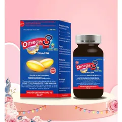 Omega 3 Vinh Gia Giàu DHA Hơn, Giúp Tăng Cường Sức Khỏe Mắt & Trí Não, Đẹp Da Hộp 100 viên