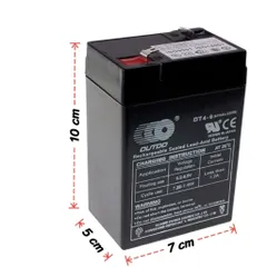 [Bảo hành 12 tháng] Cục Nguồn Sạc 6V4Ah OUTDO cho cân điện tử, quạt tích điện, xe điện trẻ em